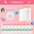 MIARALA 18 57x25mm, Rolls Mini Thermal Printer Sticker Paper, High-Contrast Sticker Paper for Mini Pocket Printer