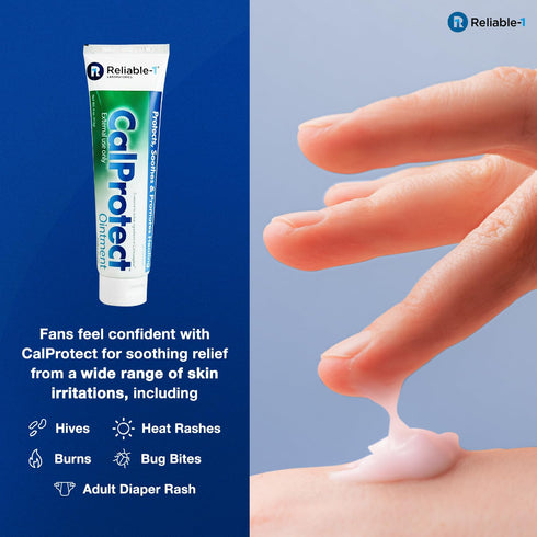 (4oz Reliable-1 CalProtect Anti-Rash Moisturizing Ointment Tube) Laboratories Adult Diaper Incontinence - Skin Barrier