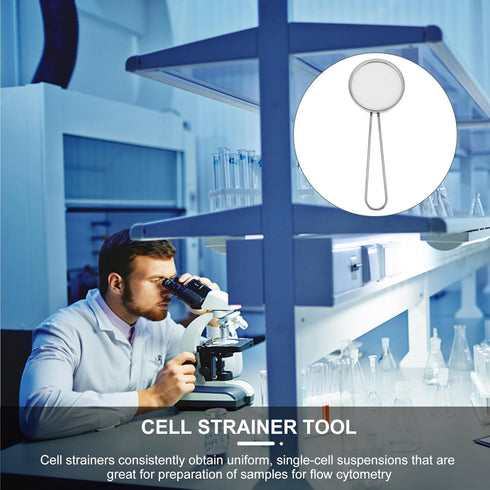 100 Fine Mesh Sieve Strainer, Stainless Steel Cell Strainer for Laboratory Standard Test Sieve