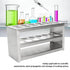 Test Tube Rack, 12 Holes, 3 Tiers Metal Stainless Steel Holder for Laboratory Scientific Experiments