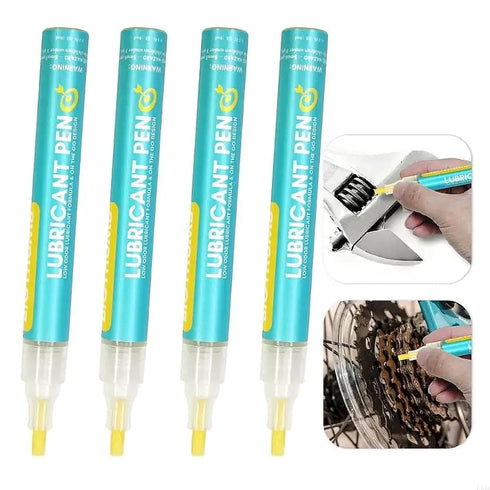 OhMill 5W-40 Door Hinge Lubricant Pen Bike Lubricanting Pen Door Squeak Fix Zipper Lube for Metal and Plastic Zippers
