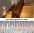 LYIYEYAN 4-Pack 7 Motion Sensor Ambient Light, Rechargeable Dynamic Smart LED Wall Lamp, Magnetic Mount, Multi Color