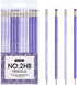 ECOTREE #2 HB Pencils, Pre-sharpened with Eraser, 12 Pack for Kids, School, Office