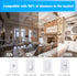 Mlambert 12 Pack Dimmable T6 Bulbs,4W 40W e12 Bulb 4000K,Clear 4W E12 Chandelier,E12 LED Equal Candelabra Light Edison