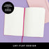 PAPERAGE Dotted Journal Notebook, White, 160 Pages, Medium 5.6 in x 8 in, Hardcover
