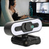 4K Diydeg Webcam for PC, Auto Beauty Camera with Microphone, Cover, Super Bright Fill Light, USB Computer Web Camera