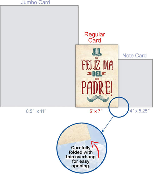 NobleWorks - 1 Funny Father's Day Card for Dad, Pa, Pop, Daddy, Stepfather, Grandpa w/Envelope