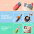 3 Pcs Water Bottle Brush Cleaner, Multi-functional Lid Cleaning Brushes for Narrow Bottles