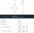 CH-45-BRZ-3 (3 RCH Hardware Brass Chandelier Chain, Bronze Feet)