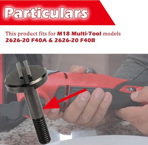 Blade Backing Pad Screw, Fits for Milwaukee M18 Multi-Tool, 06-75-0025-1 PACK