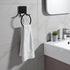 Rosojodg Black Razor Holder for Shower, Stainless Steel Razor Holder Hooks, Waterproof Self-Adhesive Shaver Holder