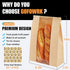 GOFOWRK 100 14" 8.3" 3.5" Pcs Large Kraft Bread Bags for Homemade Bread, x x Sourdough Bread Bags with Tin Tie Tab Lock