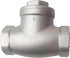 1" NPT Swing Check Valve Female WOG 200 PSI PN16 CF8M, Stainless Steel SS316