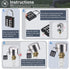 2 Pack 4 1.3-2.5" Outdoor Faucet Spigot Lock, Locks Water Hose Bibs Locks Outdoor with Metallic Stainless Steel Gate