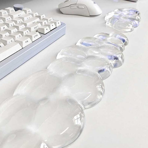 Aszqvd Mouse Pad with Wrist Rest, Soft Cloud Gel Keyboard Mouse Pad Set