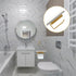 Marble Toilet Paper Holder Wall Mount Bathroom Tissue Roll Holder with Shelf Nordic Style Bathroom Washroom Paper Roll