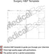 Surgery H&P Notebook with 4 Day SOAP - Medical History and Physical Notebook, 50 Medical Templates with Perforations