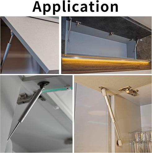 4 Pcs Gas Springs, 100N/22.5LB Gas Struts Lift Supports, Hydraulic Gas Lift Spring Stay for Cabinet, Storage Box