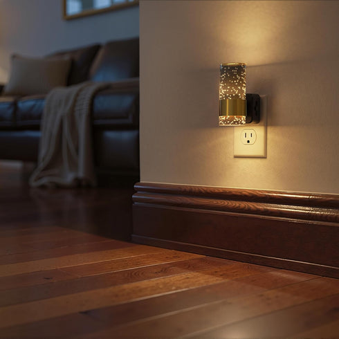 2 Pack Dimmable 0-100 3000K Briignite Night Light, Night Lights Plug into Wall, LED Night Light with LM Adjustable