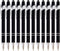 PASISIBICK 12 Pieces Black Ballpoint Pen with Stylus Tip, 2 in 1 Premium Metal Stylus Pen for Touch Screens, Black Ink