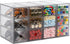 Plastic Storage Drawers, Home Office Supplies Organizer for Bathroom, Kitchen, Clear Desk Accessories Box for Art Crafts