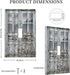 Rustic Farmhouse Decorative Switch Plate Covers, 1 Gang Wall Plate Single Toggle Light Switch Cover Plate for Bedroom