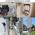 Electrical Box, Outdoor Waterproof IP65 Junction Box, ABS Plastic Project Box Power Cord Enclosure, Black