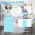 2 Pack 200ml Push Down Alcohol Dispenser Pump Bottle, Methanol Container