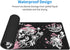 Skull Hippie Mushroom Moth Moon Gaming Mouse Pad XL, Large Extended Desk Pad, Long Nonslip Rubber Mat