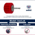 1.0-Inch Copper Pipe Cleaner for Power Drill, Model InerLok100, Tube Cleaning Brush for Copper/Bronze/Brass Pipes