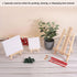 PATIKIL 5.9" Wooden Art Easel, 10 Pack Portable Tripod Holder for Canvas, Foldable Tabletop Display