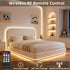 MEWOR 16.4ft, 3000K Dimmable, COB LED Strip Light with Remote, Warm White LED Lights for Mirror, Under Bed, Stair