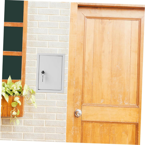 Mailbox PRETYZOOM Locking Milk Storage Container Wall-Mounted Box for Home Office