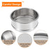 PATIKIL 1000 Mesh Lab Sieve, 4" Diameter Test Sieve, 304 Stainless Steel Wire Cloth for Industrial Laboratory
