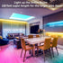 130ft (2 65ft) BedroomMusic Tenmiro Led Strip Lights Rolls of Smart Light Strips with App Control RGB Led Lights