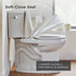 GC550130 Gerber Soft-Close Elongated Toilet Seat with Two Button Quick-Release, Top-Mount Installation, Non-Slip