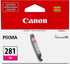Canon CLI-281 Genuine Magenta Ink Tank, Compatible with TR8520, TS9120, TS8120, TS6120, TS9521C/a Series