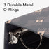 U Brands Eco-Conscious 2" Binders, Set of 2, Celestial Boho Prints, Silver Metal O-Rings