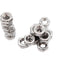 binifiMux M6 Stainless Steel Hex Nuts, Silver, Pack of 50