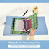 Football Pencil Pouch for 3 Ring Binder - 2 Pack Zippered Clear Pencil Case for Daily Supplies