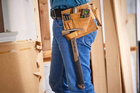 20 oz Hammer, 16 Inch, 3% Spec Ops Tools Fiberglass Soft Mallet Cap, Shock-Absorbing Grip, Donated to Veterans
