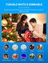 Smart Light Bulbs 4 Pack with Remote, A19 E26 800LM Color Changing LED, WiFi & Bluetooth 5.0, Dimmable, Works with Alexa