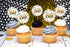 Cheers to 80 Years Party Sticker Labels - 40 2" Circle Stickers by AmandaCreation for Party Favors