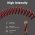 14/2 Gauge 75 FT Red Black Hookup Electrical Wire Cable LED Strips Extension Cord 12V/24V DC, 14AWG Flexible Speaker Wire Cable for Car Audio, Home Theater, LED Ribbon Lamp Tape Lighting