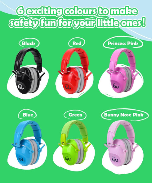 PROHEAR 032 2.0 Kids' Noise Cancelling Headphones - 25dB Reduction, Adjustable Ear Protection for Concerts & Events -