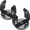 Master Magnetics Ceramic Round Base Magnet with Black Spring Clamp, 2-Pack, 35 lb Pull Each