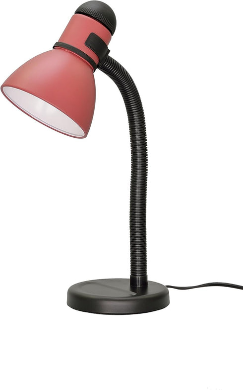 Aspen Creative 40039-2, 1-Light High Desk Lamp with Metal Lamp Shade and
