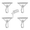 4Pcs Sliding Activity Hook for 6mm T-Slot Aluminum Extrusion Profile 2020 Series