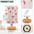 Bulb ALAZA Bow Cherry Lovely Decor Bedside Table Lamp with USB Port for Bedroom Nightstand Office Desk LED Included