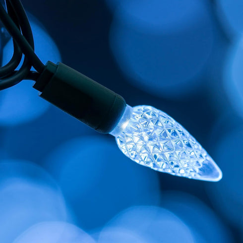 SWEET SHINE 140 Pack 2 70 Count 36 C6 Cool White Strawberry One-Piece LED Christmas Lights, of Strands ft, High